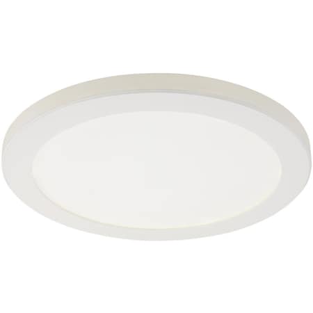 Westinghouse Fixture Ceiling LED Dimmable Flush-Mount 22W Color Temp Select 12In White Finish White AcrylicShade 6133300